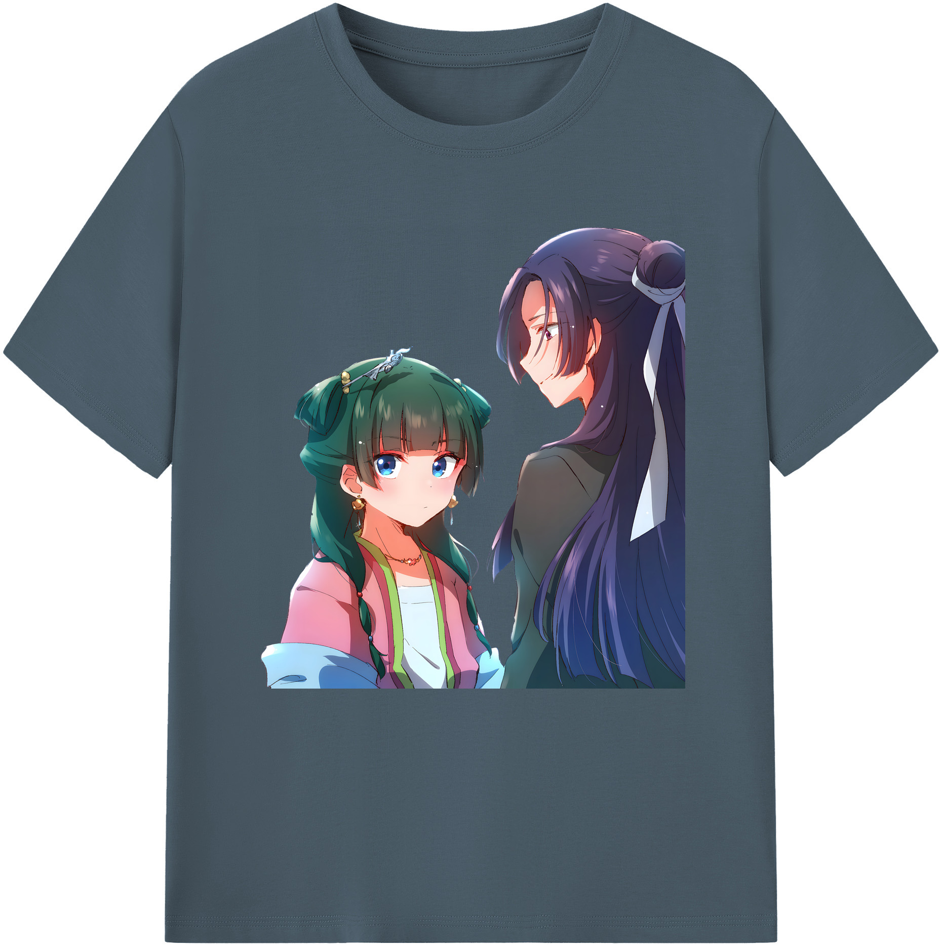 （画像用） 薬屋のひとりごと The Apothecary Diaries 綿100％半袖Tシャツ（フロントプリント）